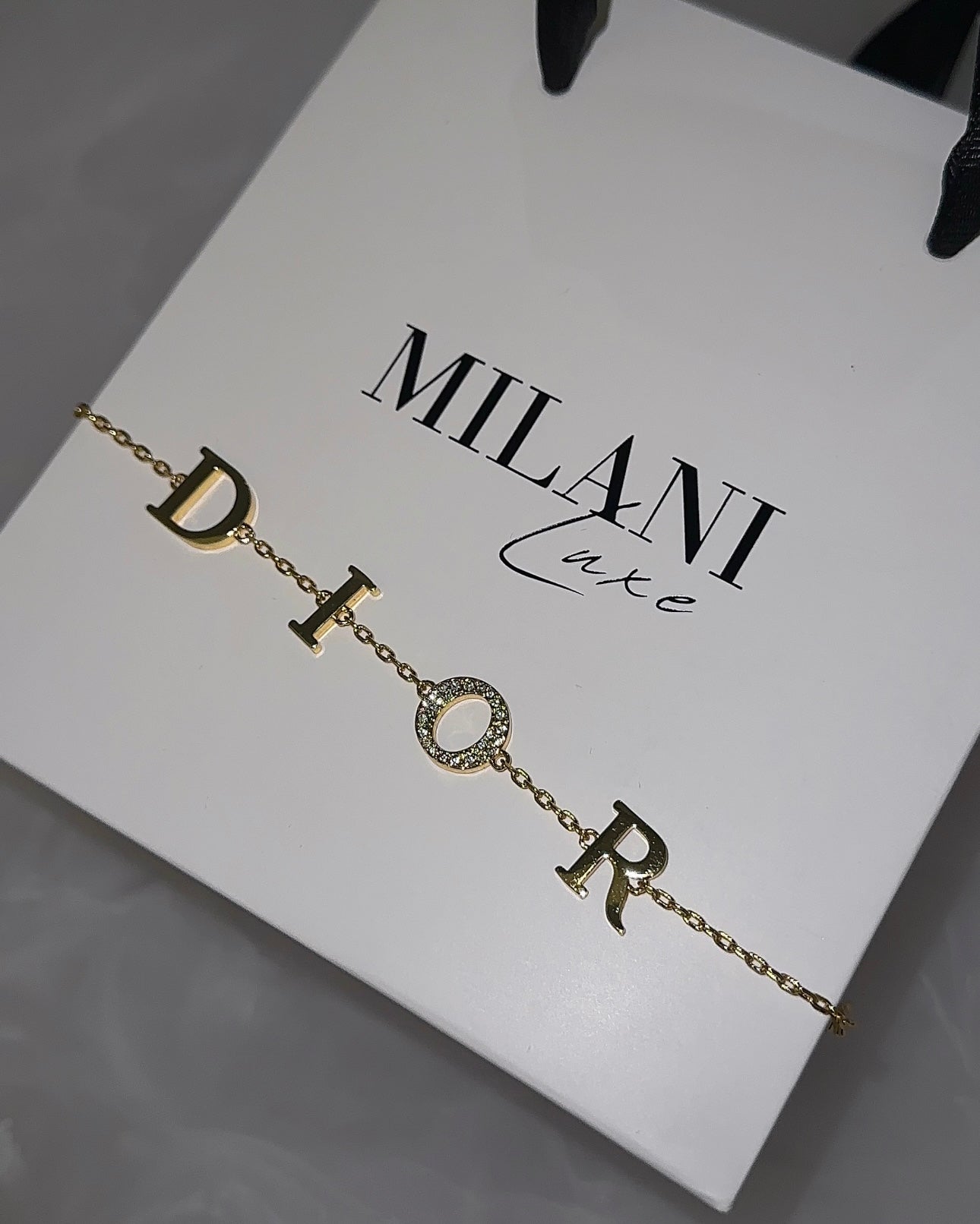 Gold CD Armband