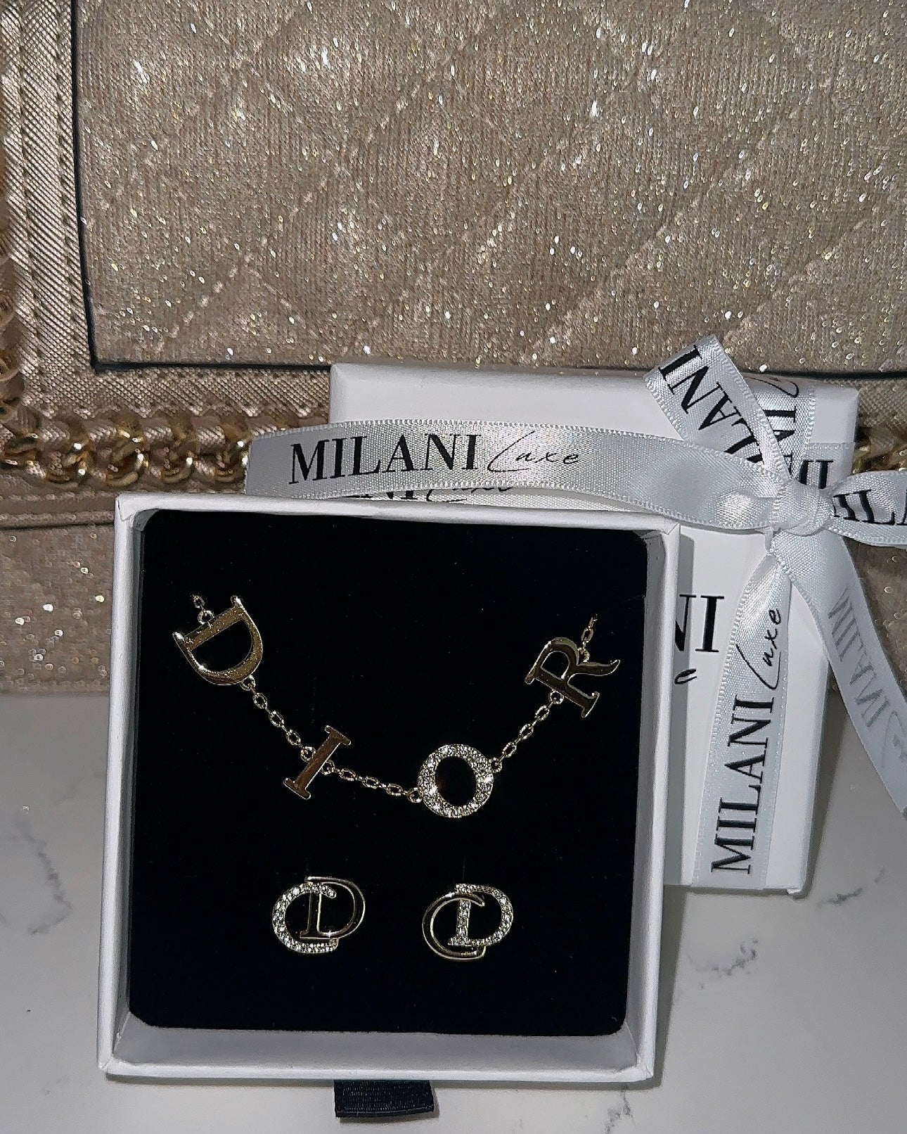 Gold CD Armband