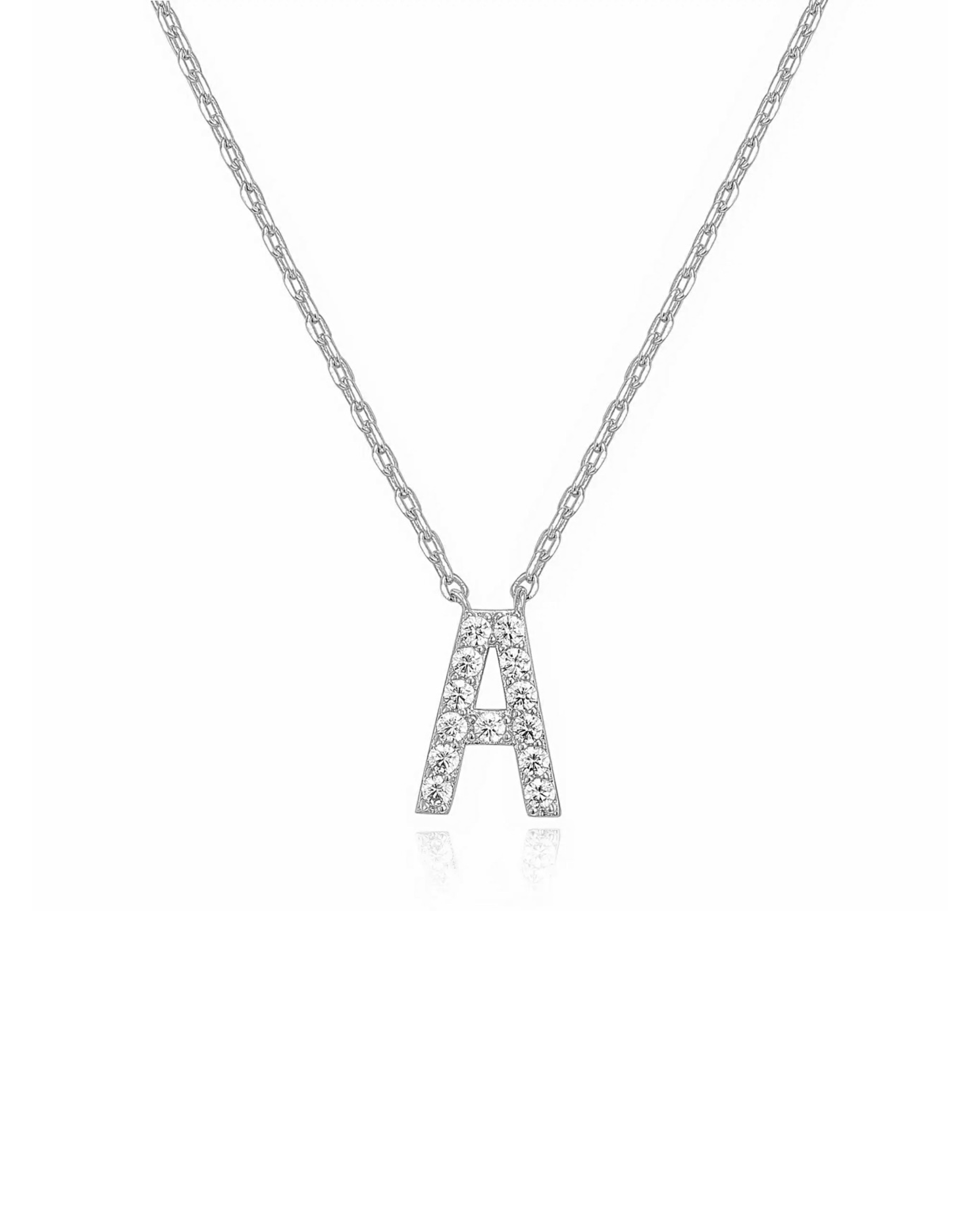 Initial Silver Necklace