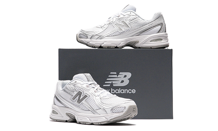 New Balance 740 White Silver