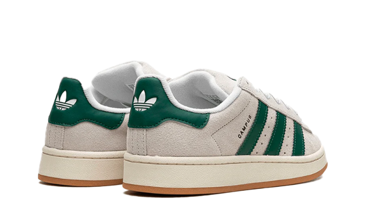 Adidas Campus 00s Crystal White/Dark Green